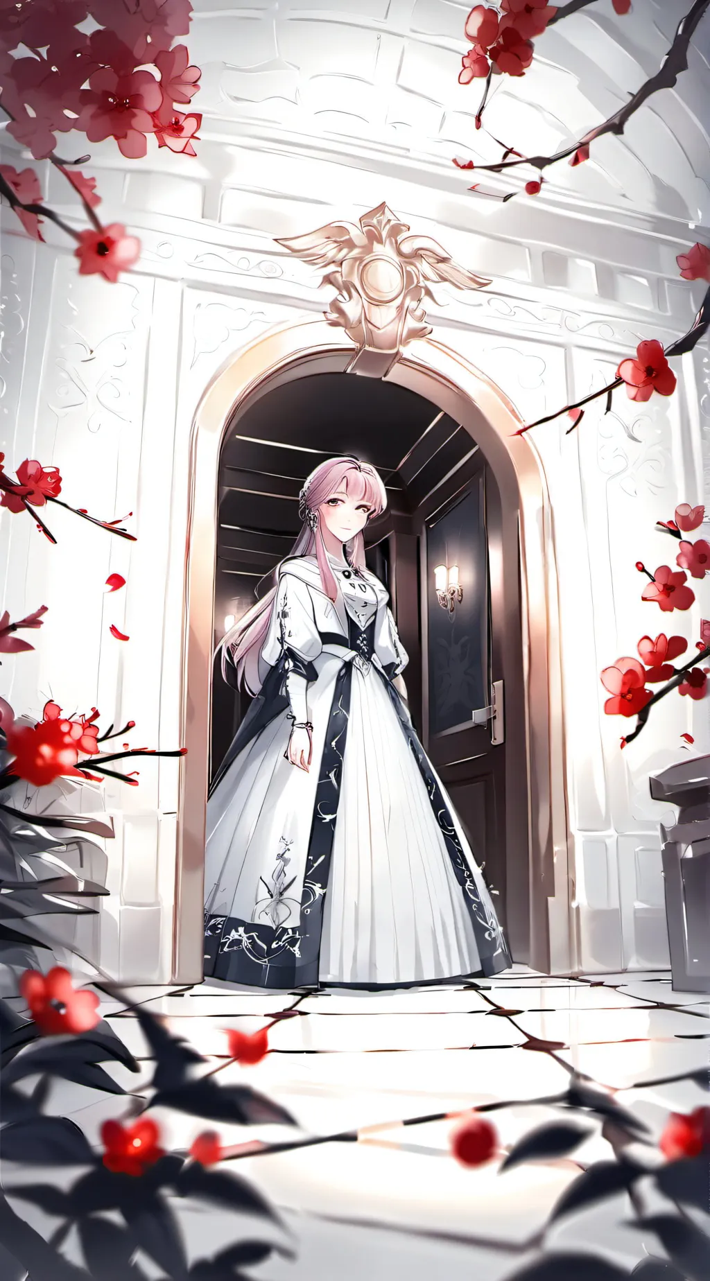 ai character: Aurora background