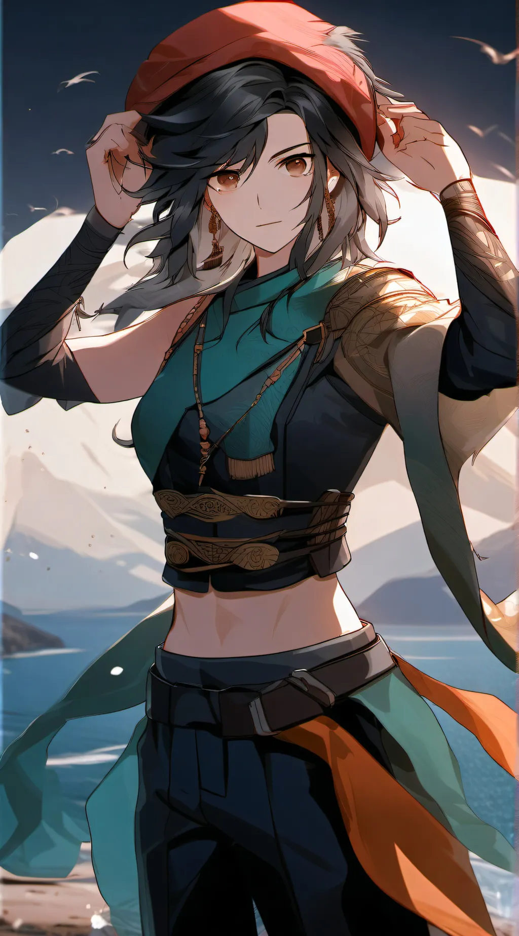 ai character: ruby background