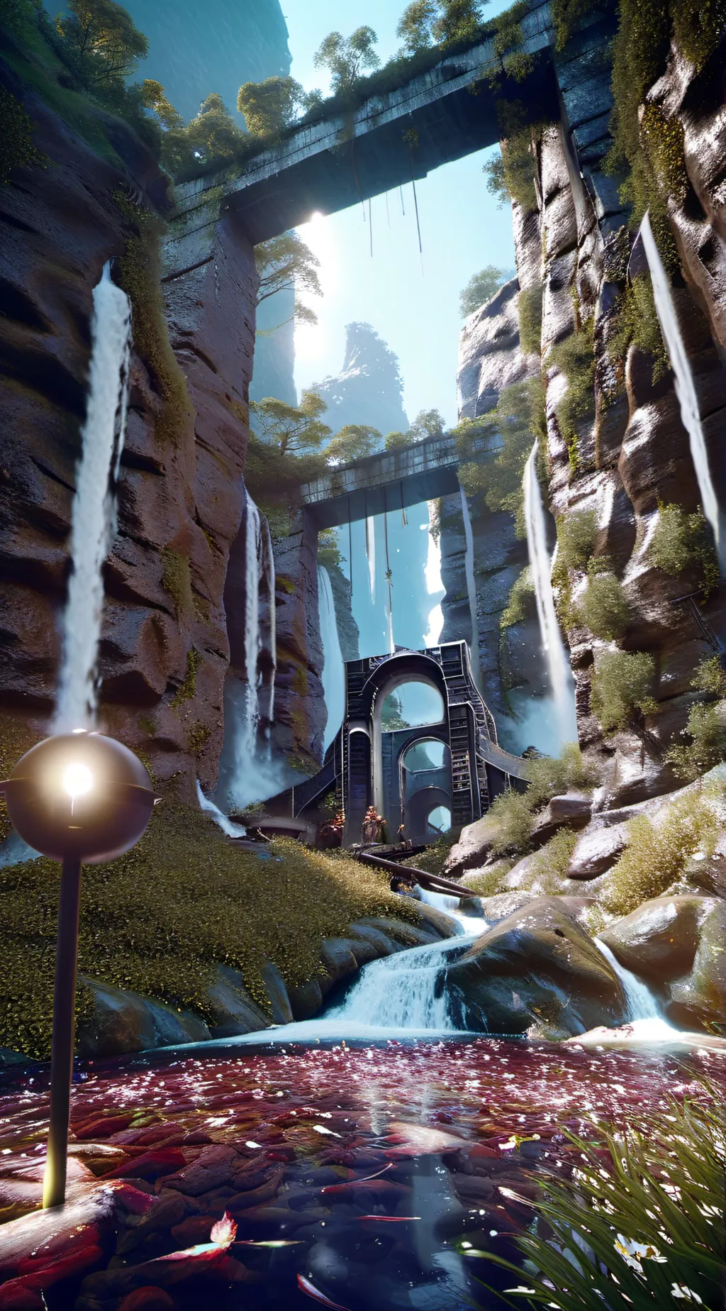 ai character: FLA n Nightlighty background