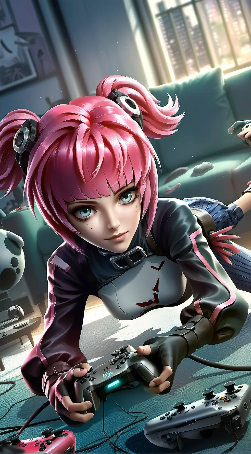 ai character: Miyu Azuma background