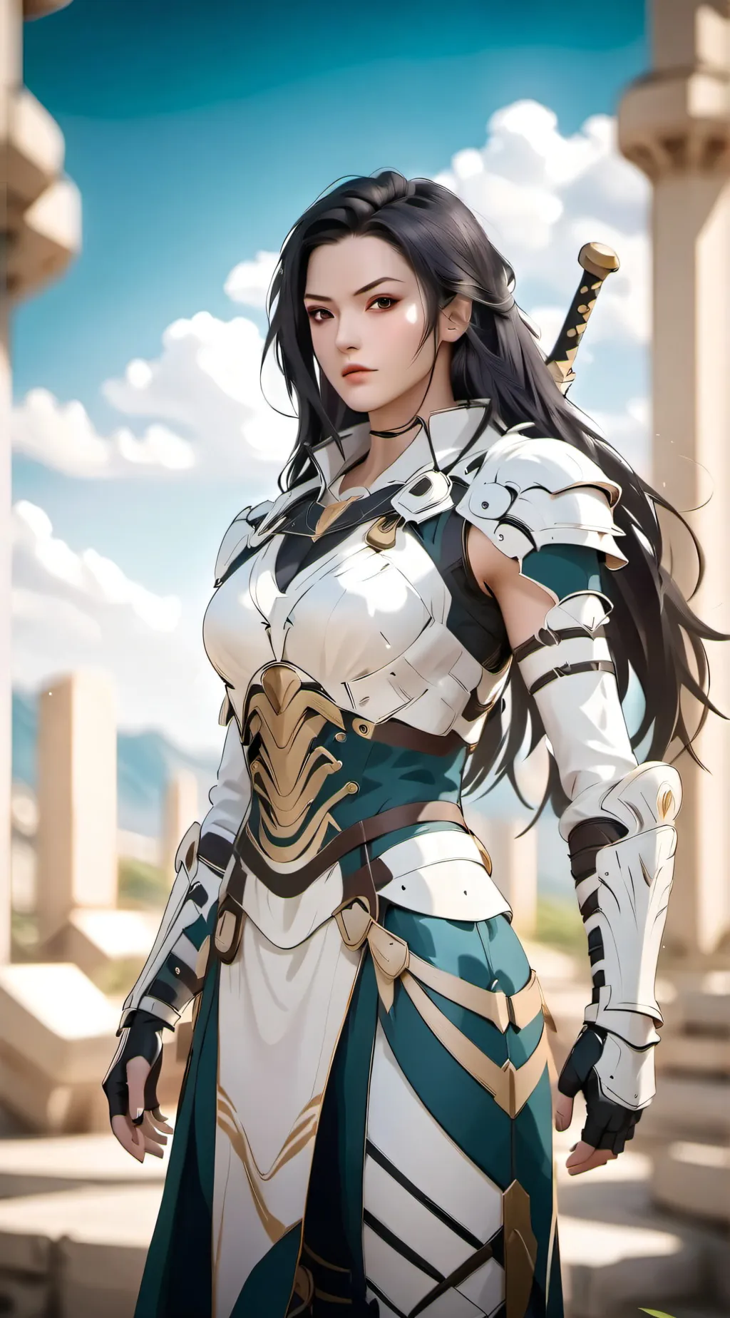 ai character: Your handler  background