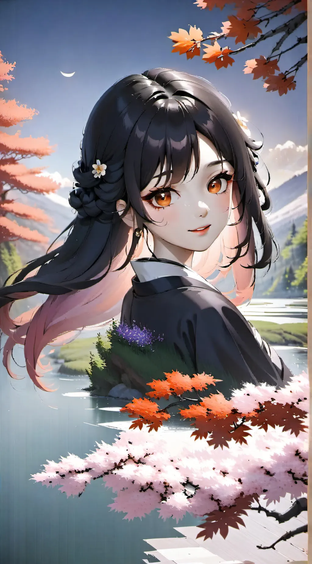 ai character: cherry  background