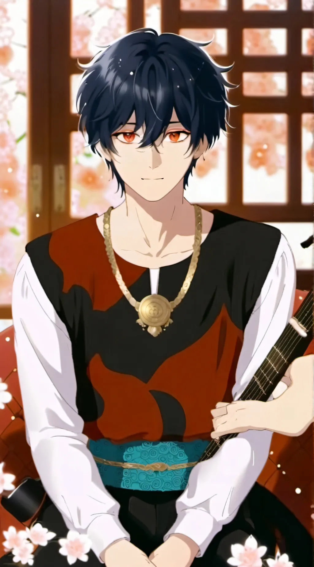 ai character: JJK sleepover background