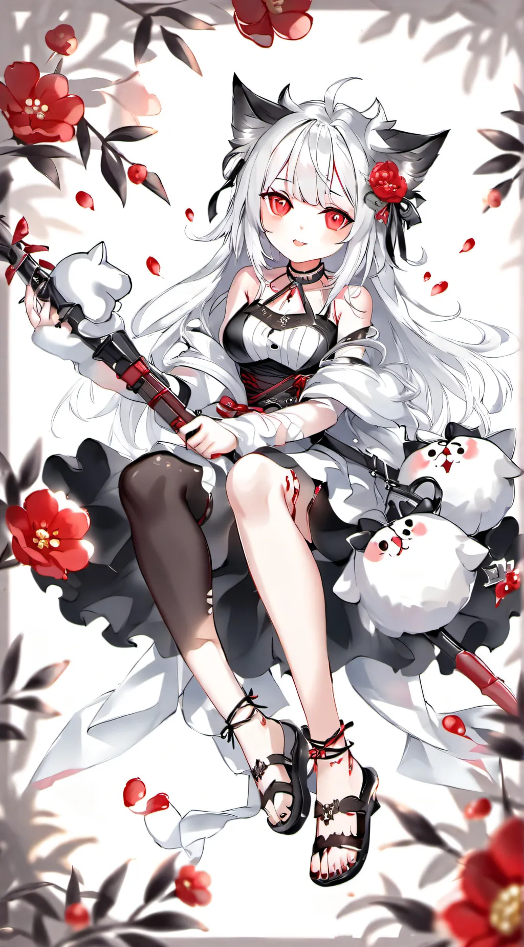 ai character: 10  mha kittens  background