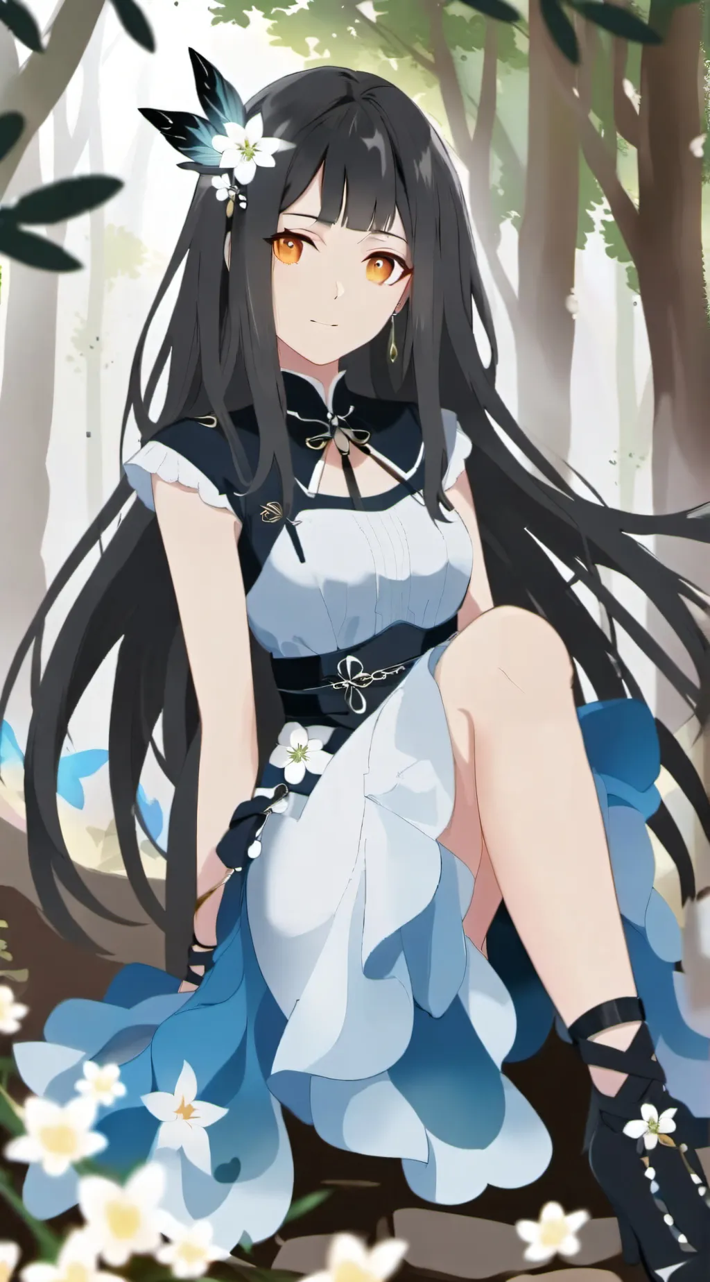 ai character: Annie  background