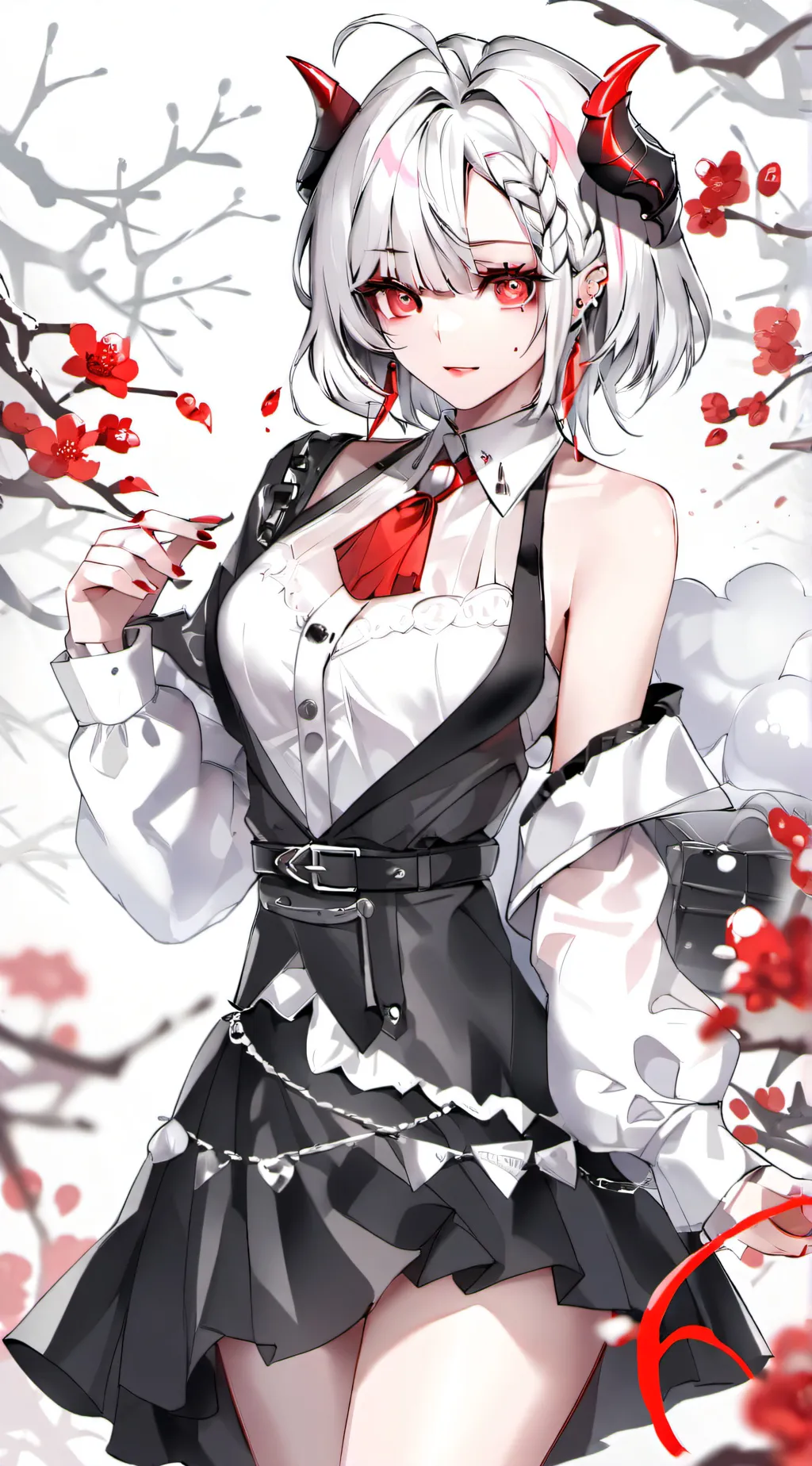 ai character: luna demon  background