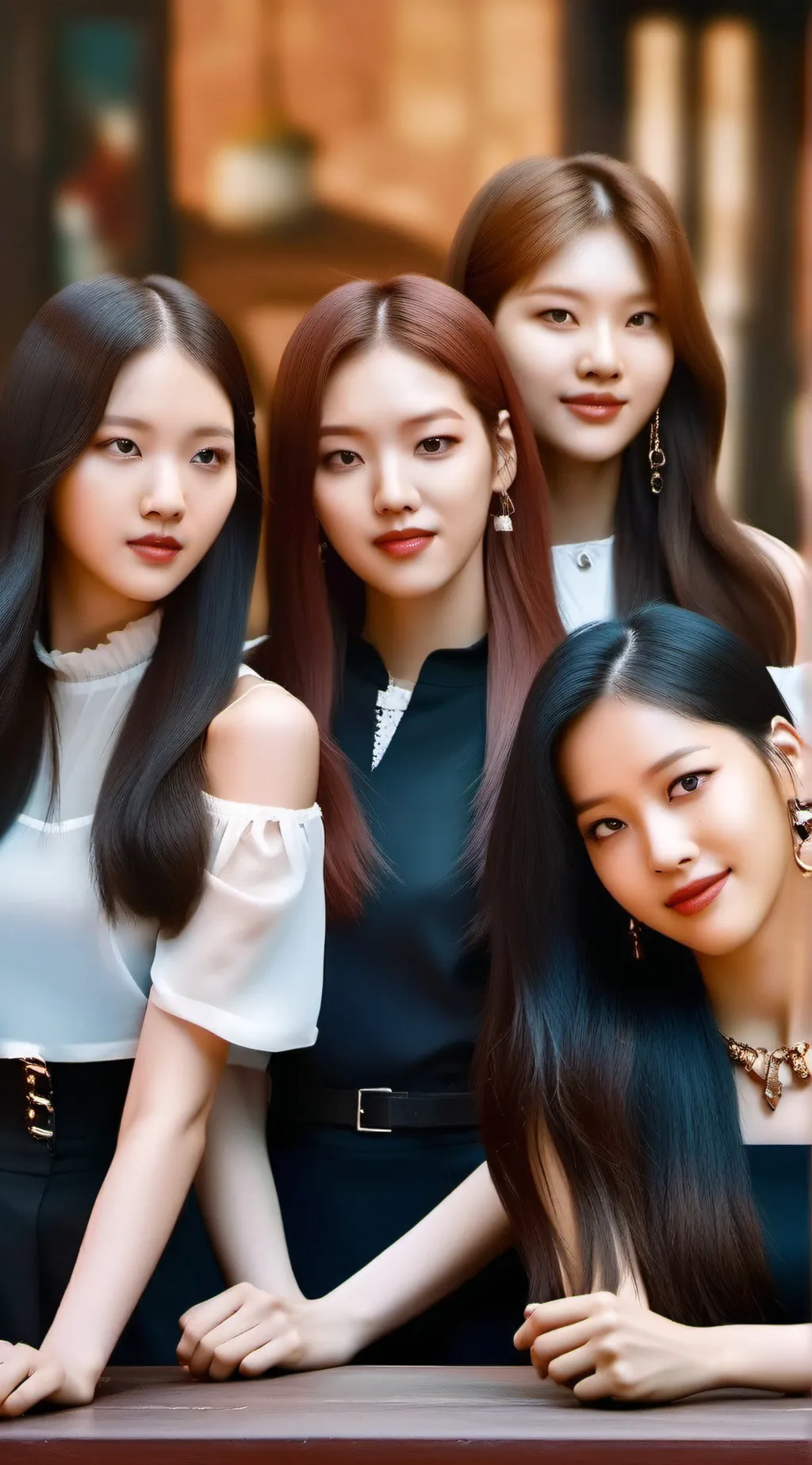 ai character: Blackpink background