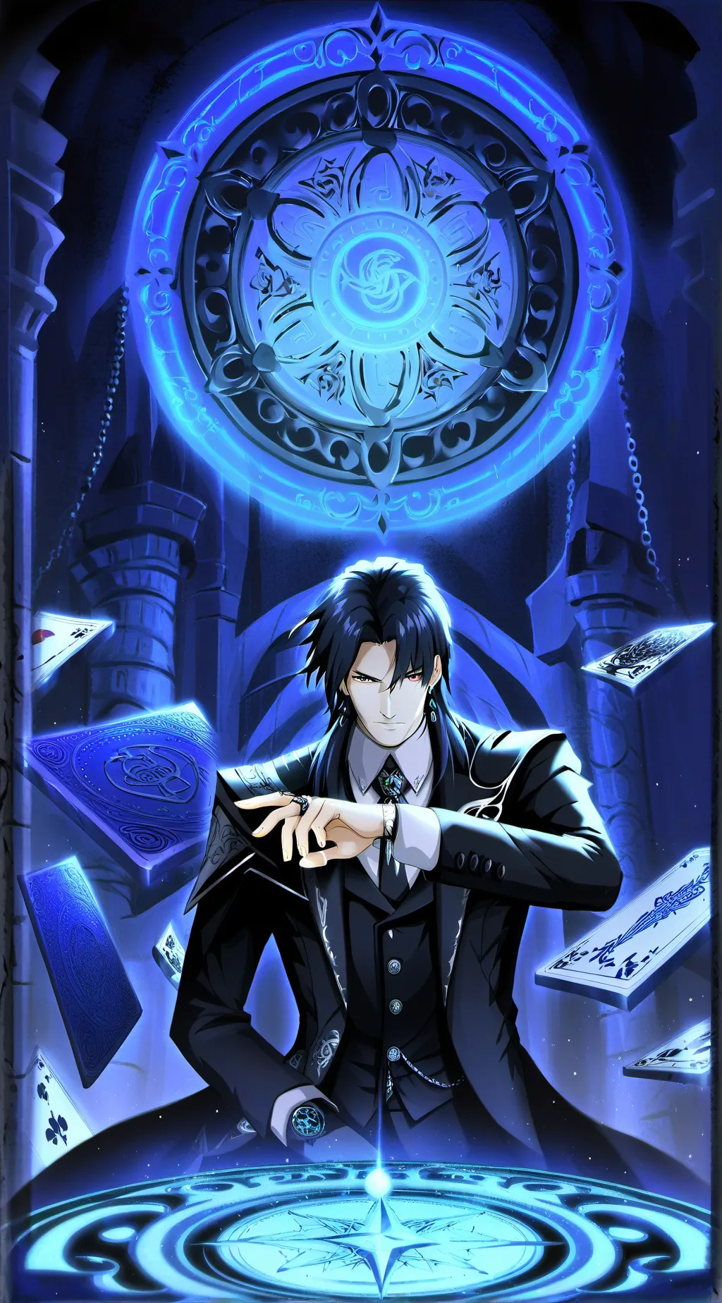 ai character: DxD 1897 background