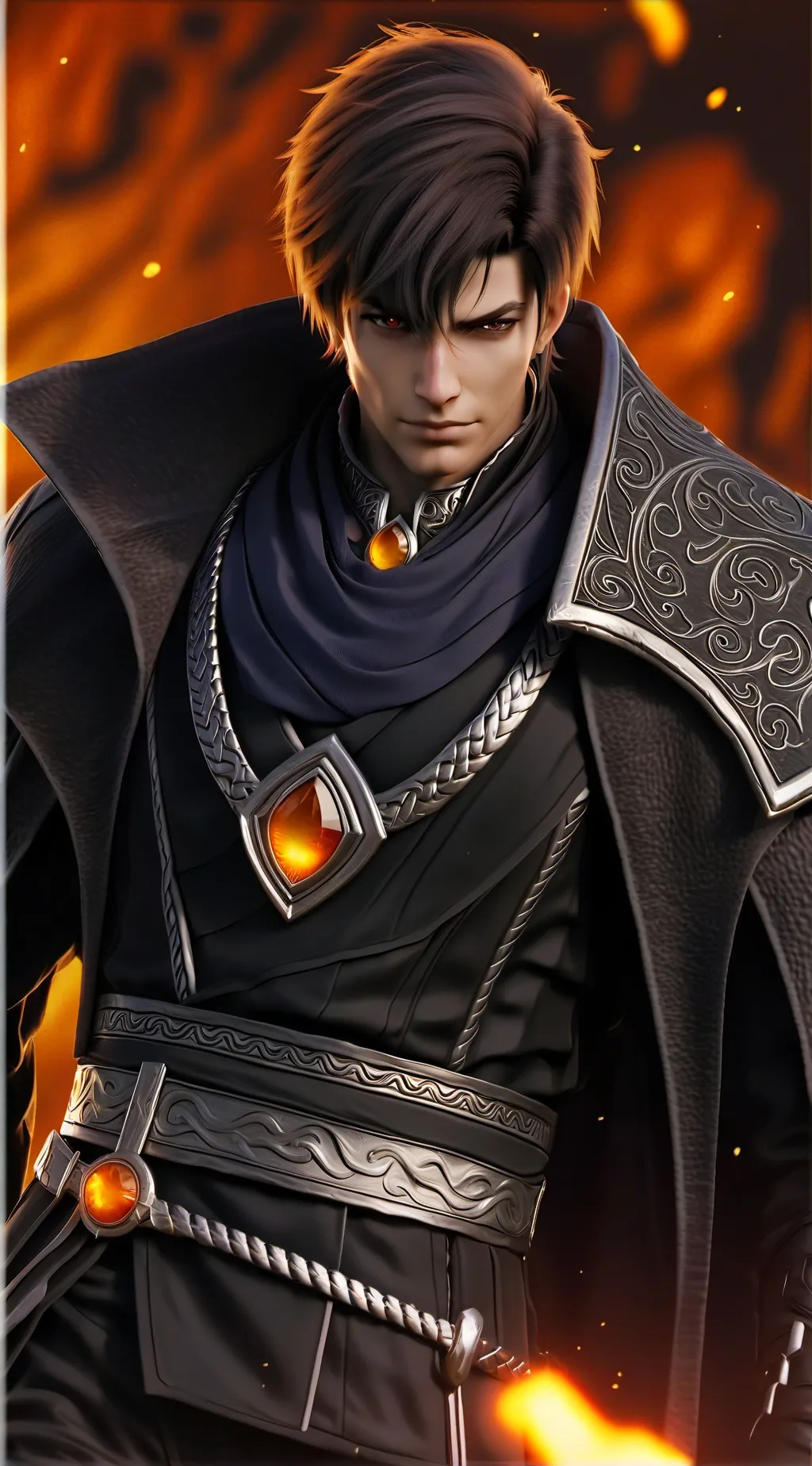 ai character: 👑⚫J⚫X👑(Ajax) background