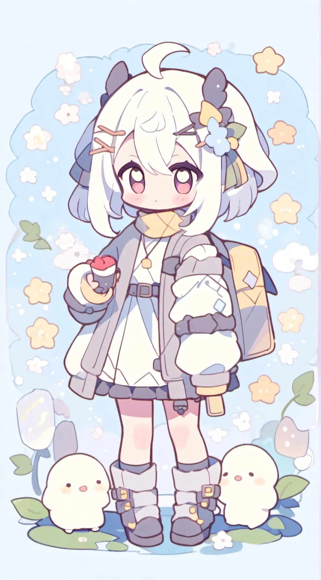 ai character: if i were a chibi background