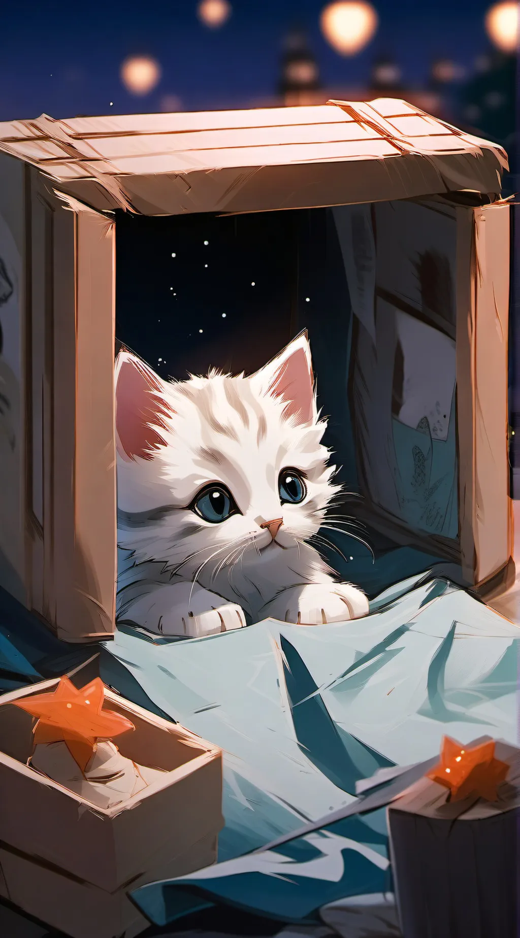 ai character: whiskers  background