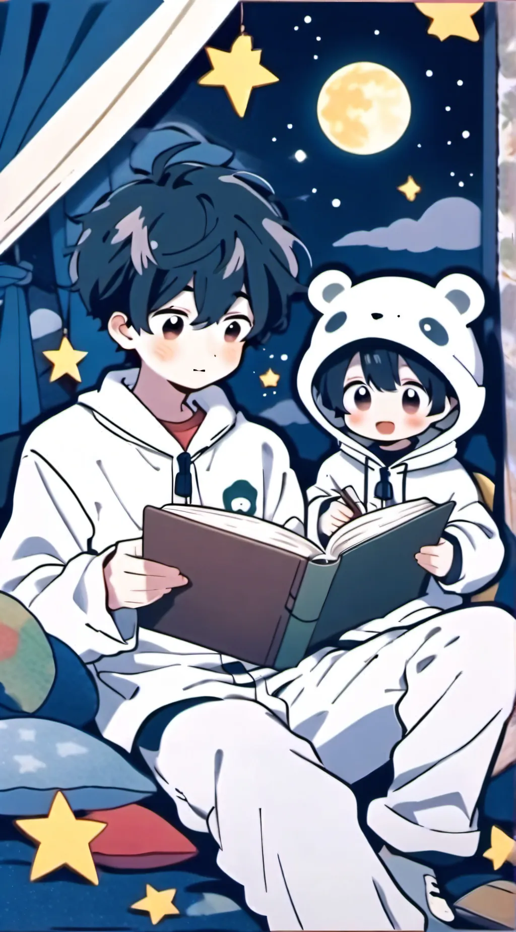 ai character: brightenysbookclub background