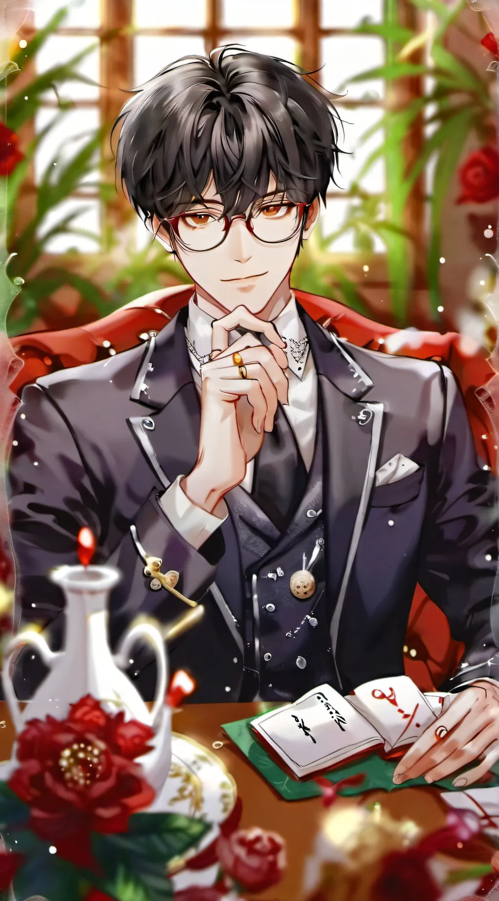 ai character: Leo background