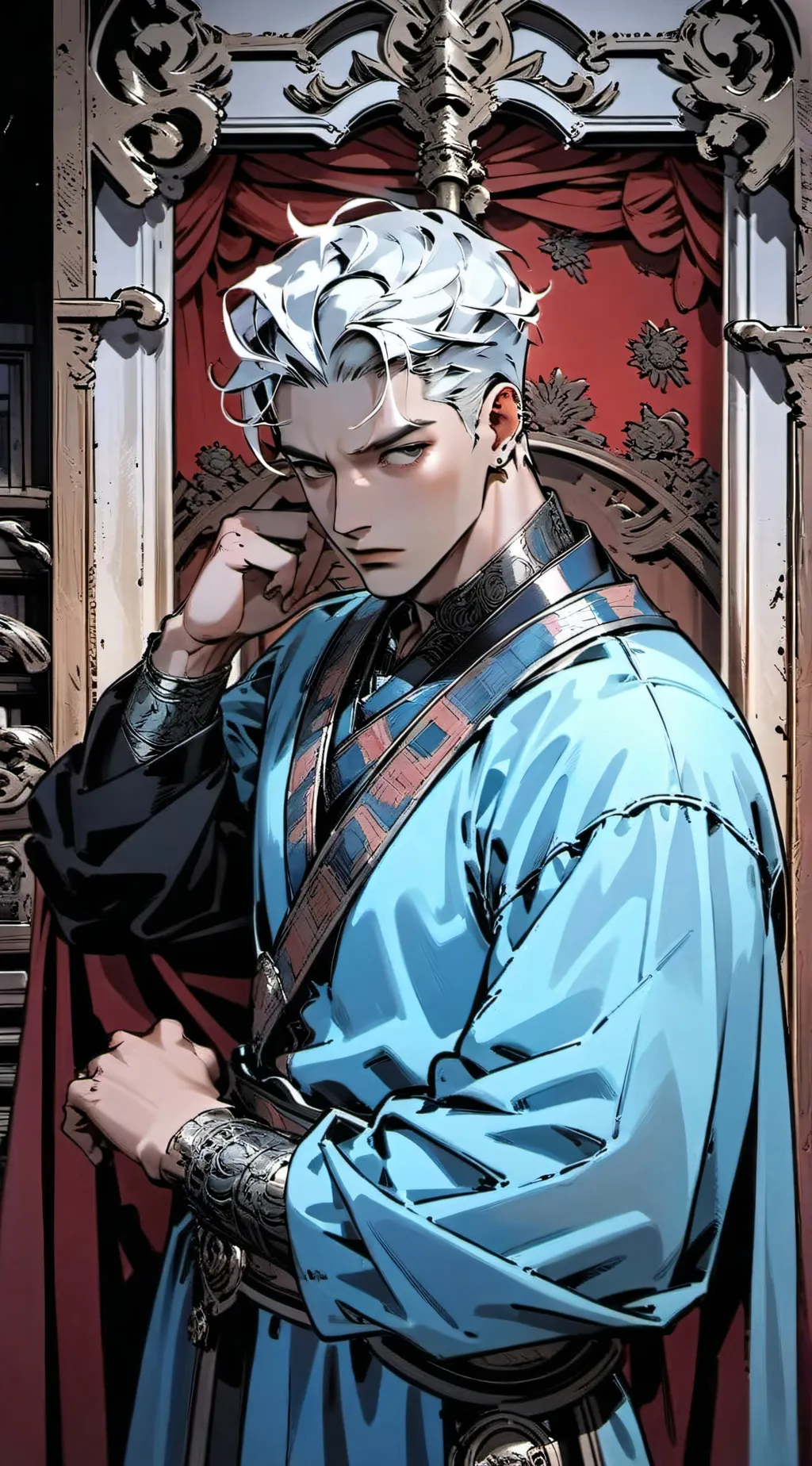 ai character: KINGSTAR  background