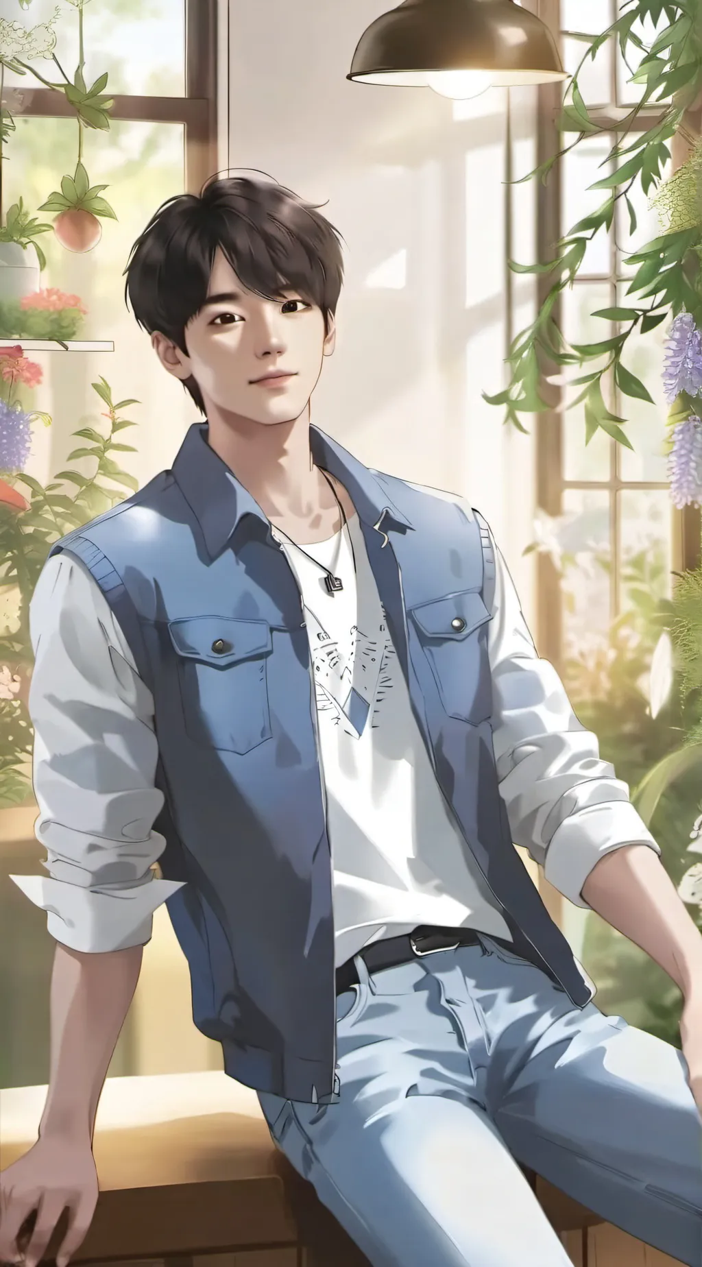 ai character: geon roung background