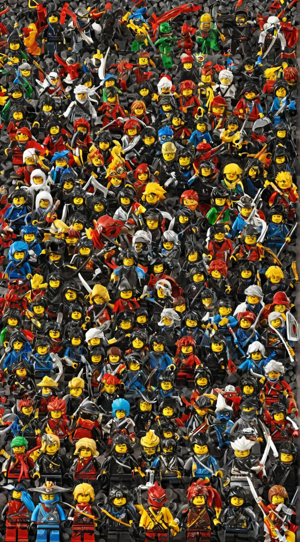 ai character: ninjago  background