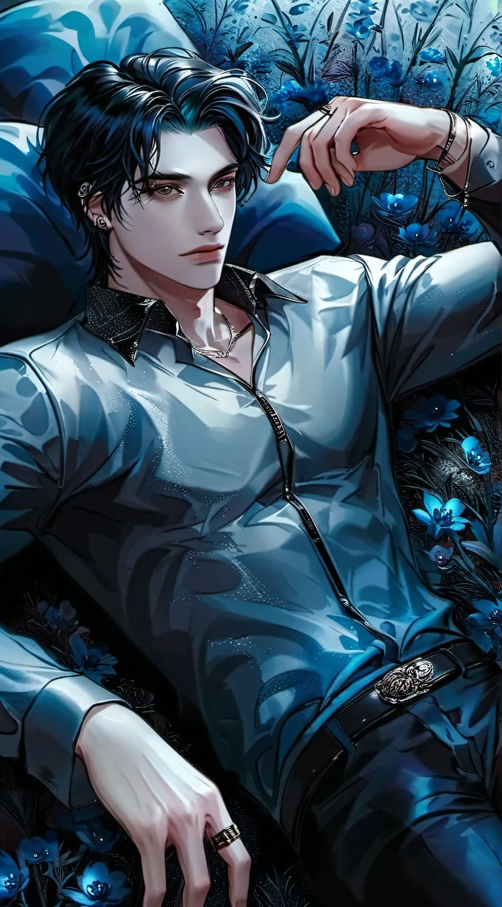 ai character: Zack  background