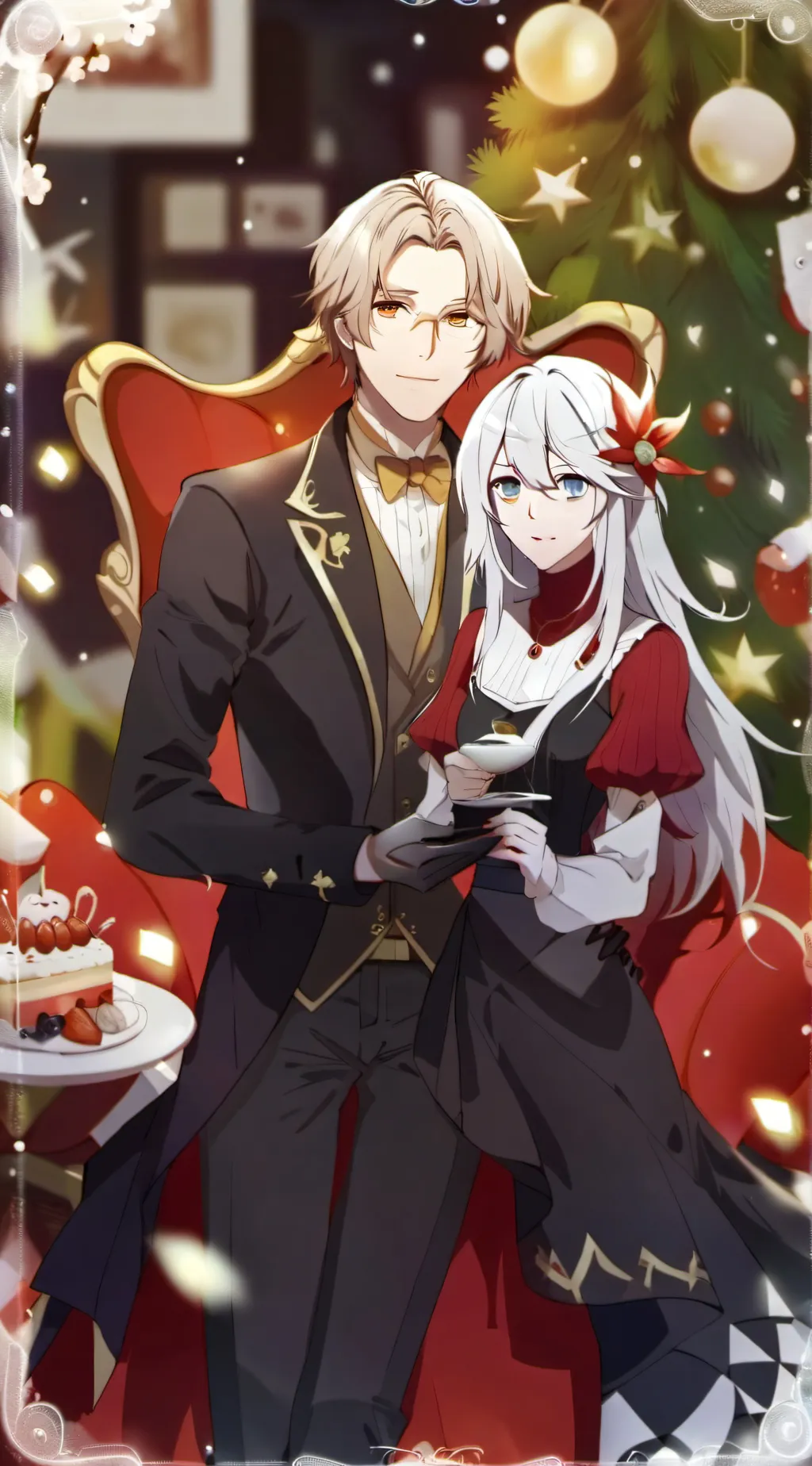 ai character: HH sleepover  background