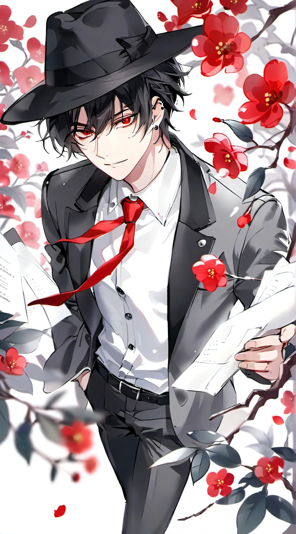 ai character: Uhh demon background