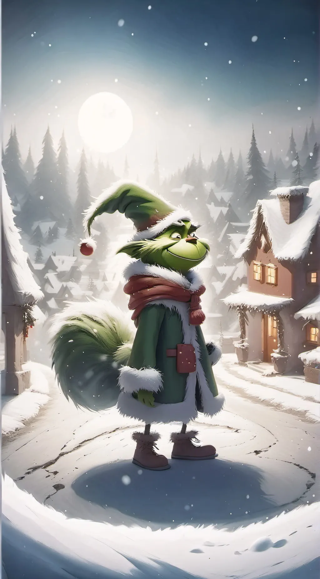 ai character: The grinch  background