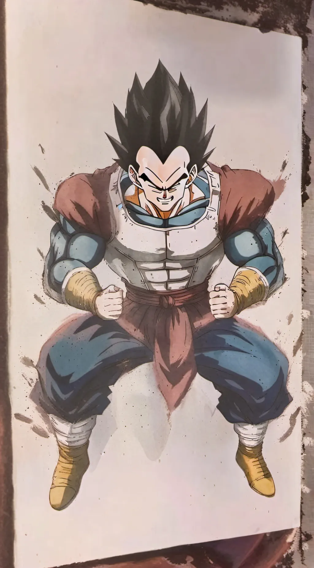 ai character: Vegeta background