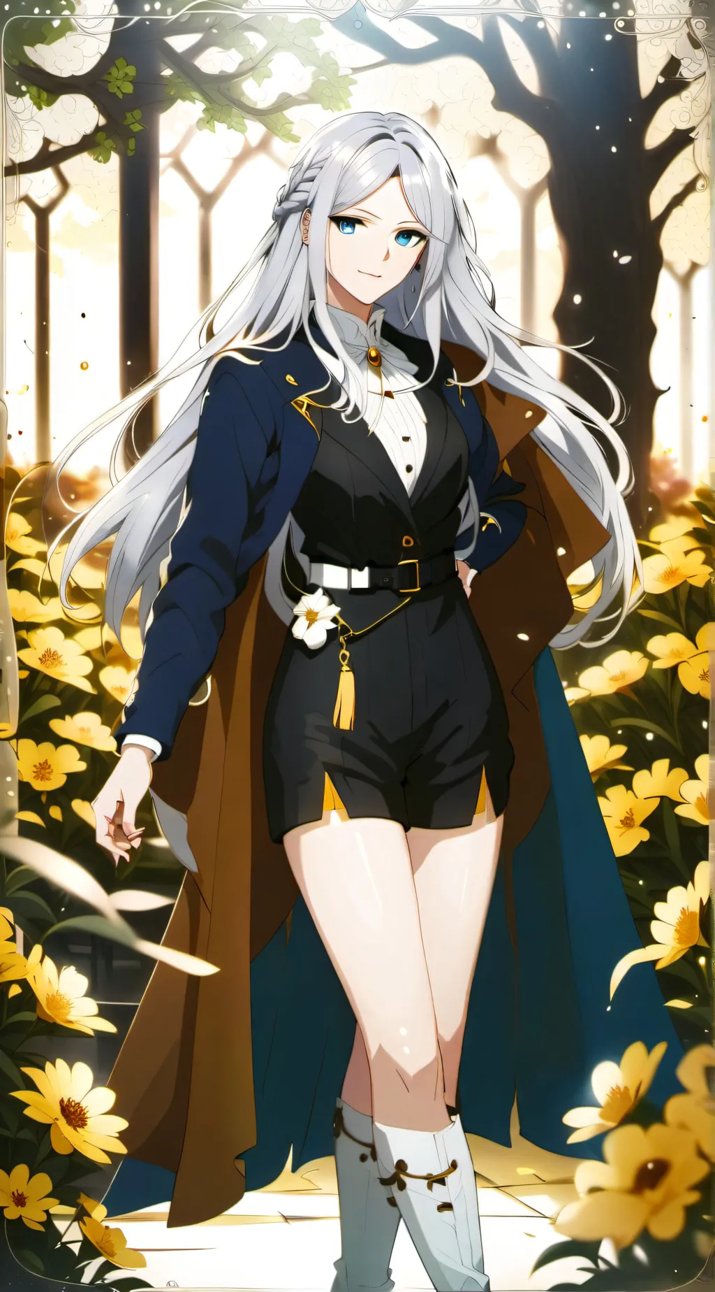 ai character: Beauty of Death  background