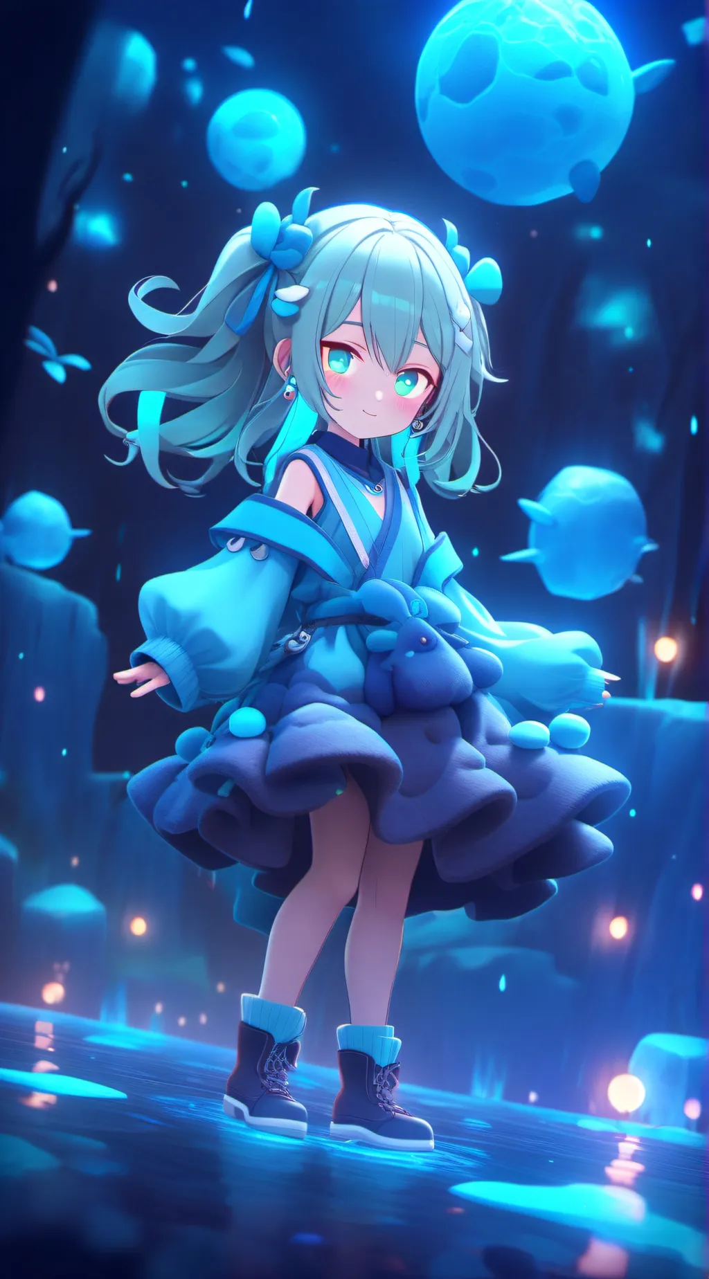 ai character: kind background