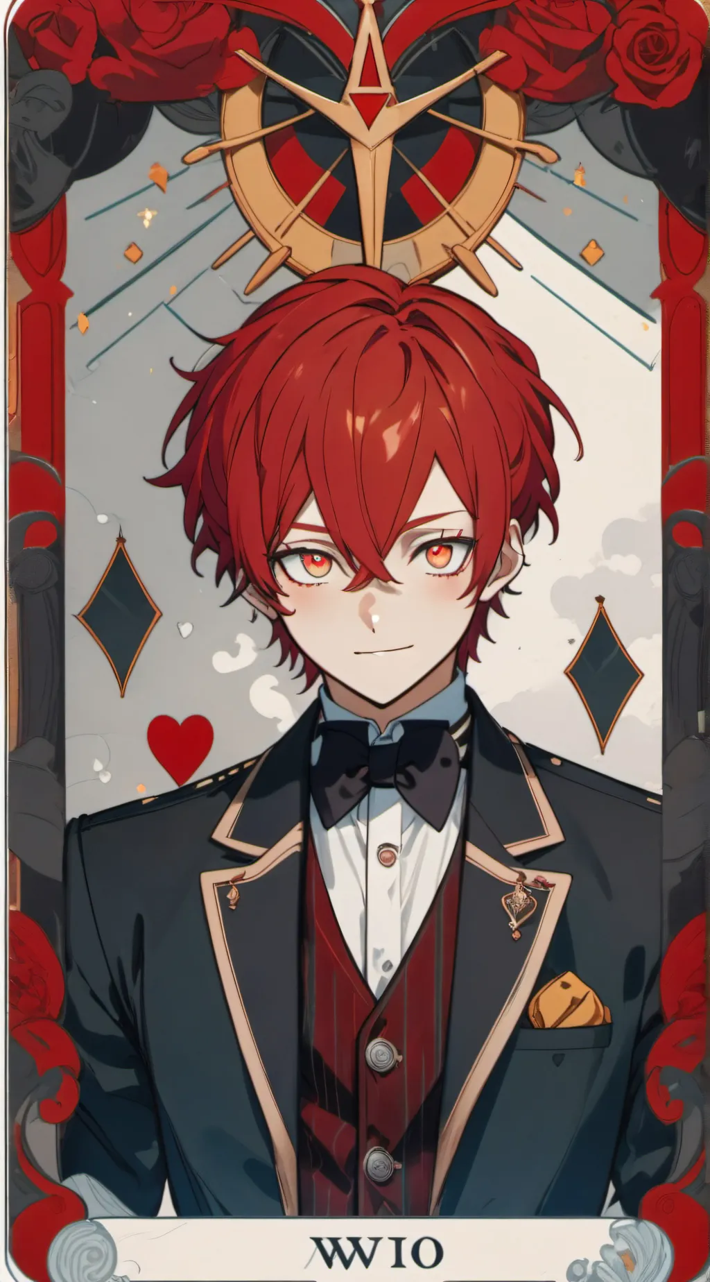 ai character: Riddle Sassy heart background
