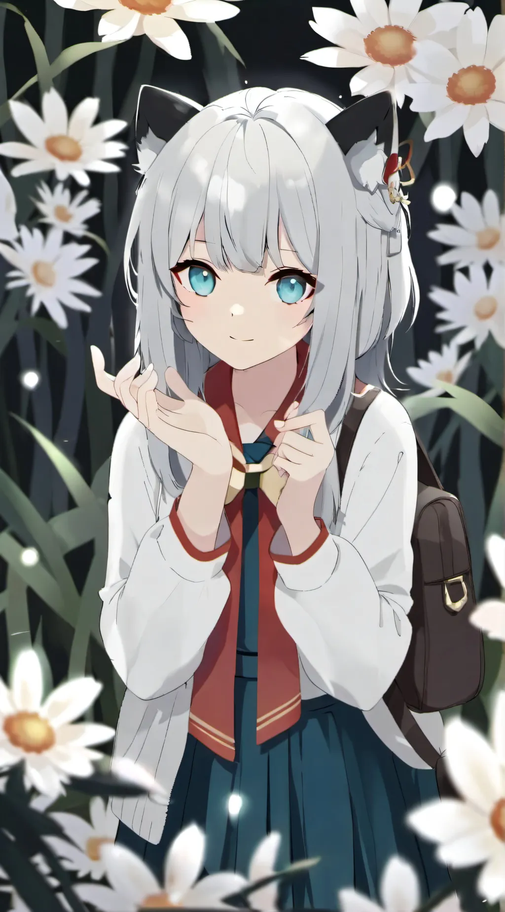 ai character: Student pick me background