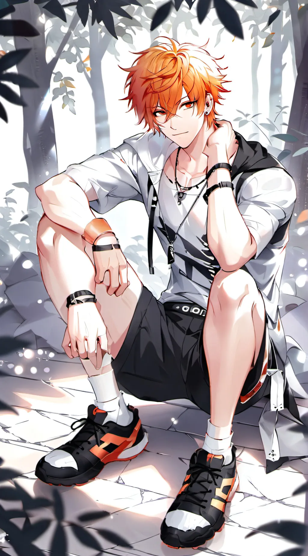 ai character: katsuki bakugo  background