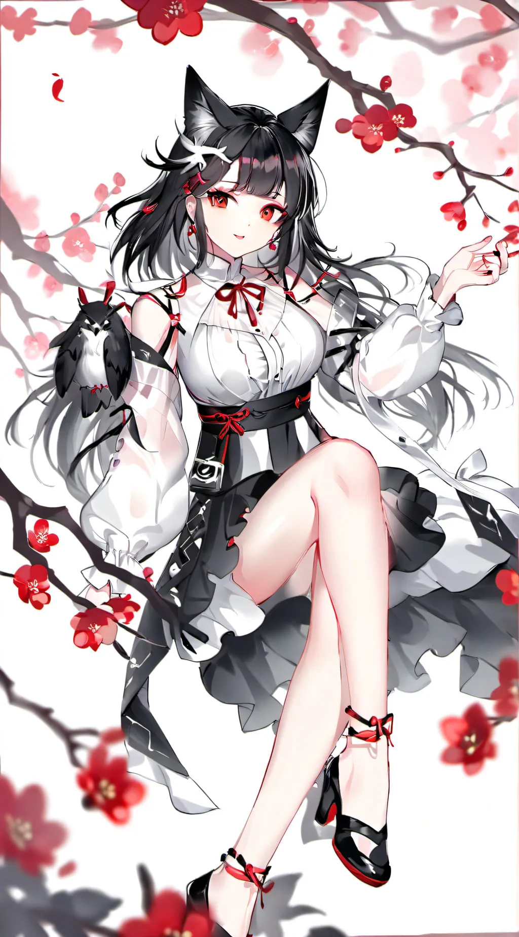 ai character: gatinha background