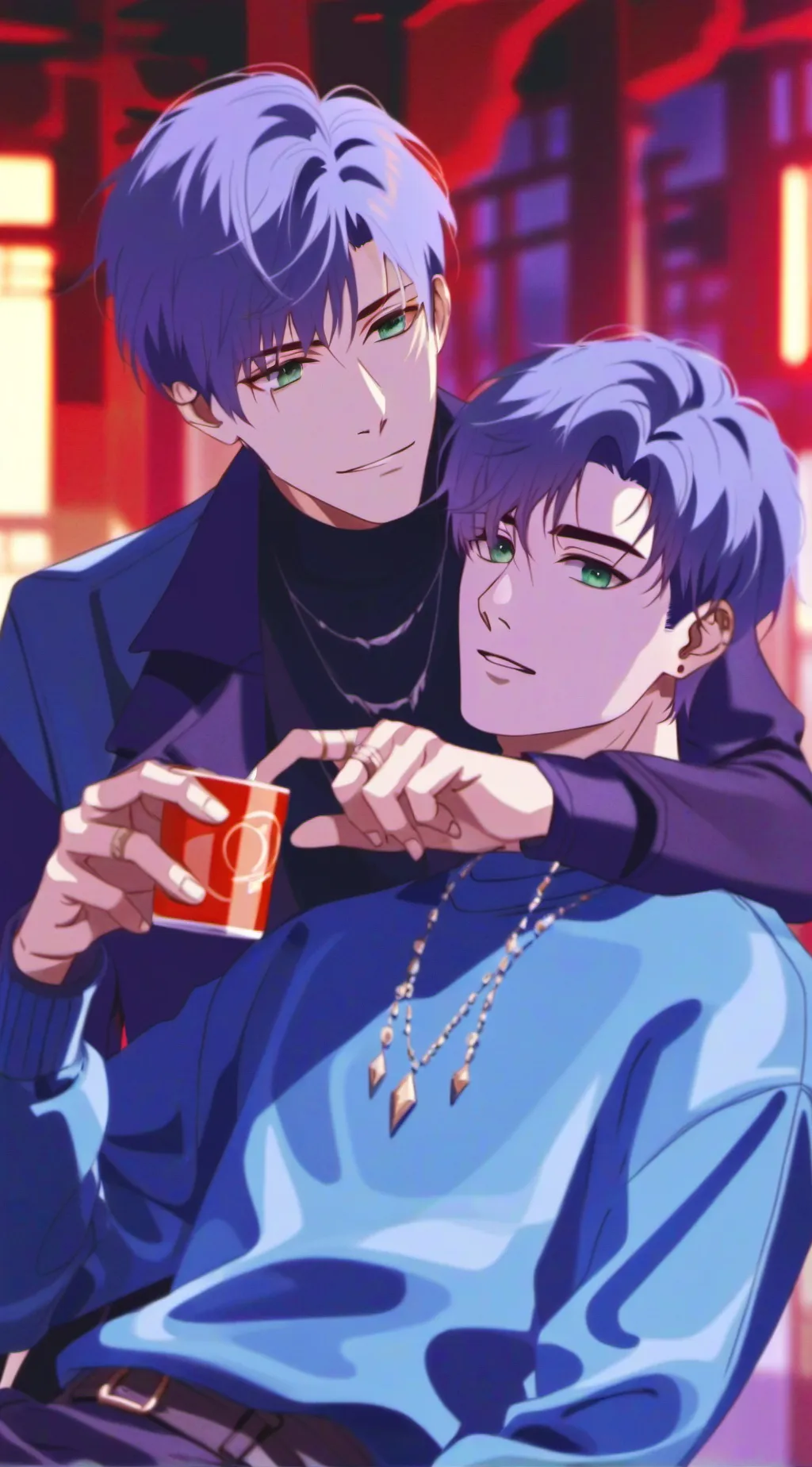 ai character: Xander  background