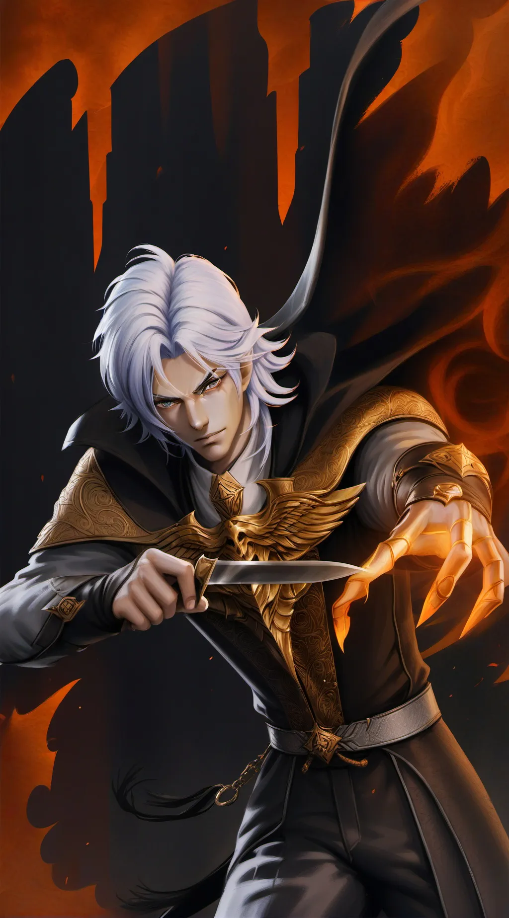 ai character: Akutami awakens background