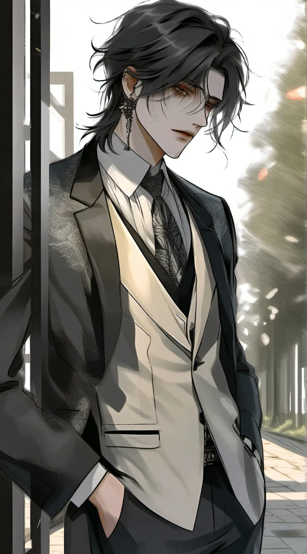 ai character: Allan background