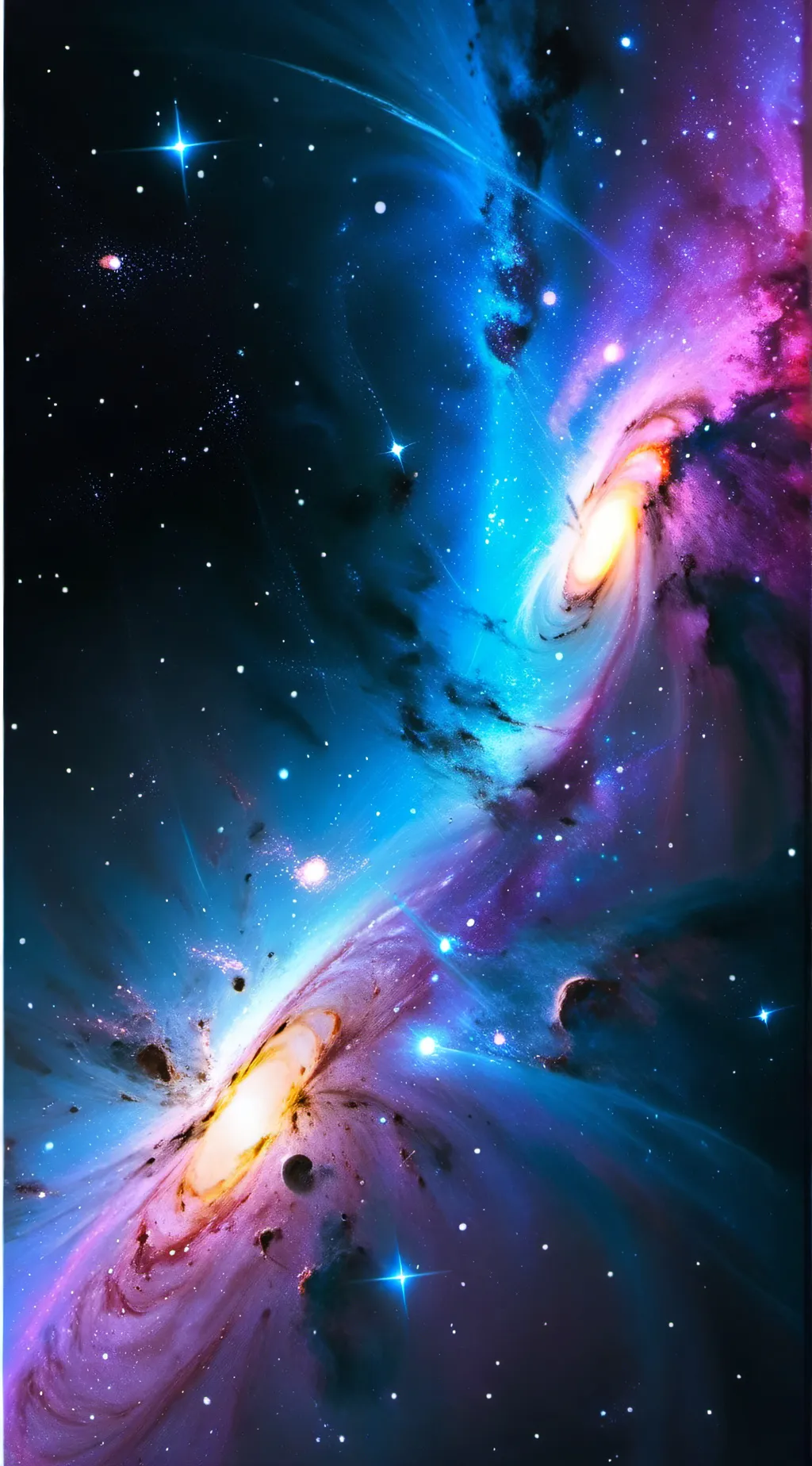 ai character: Color background