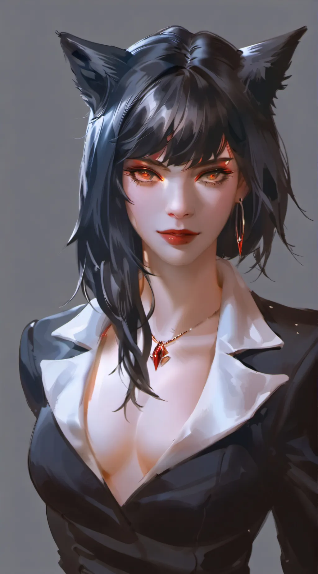 ai character: 🖤Yiruna 🥀 background