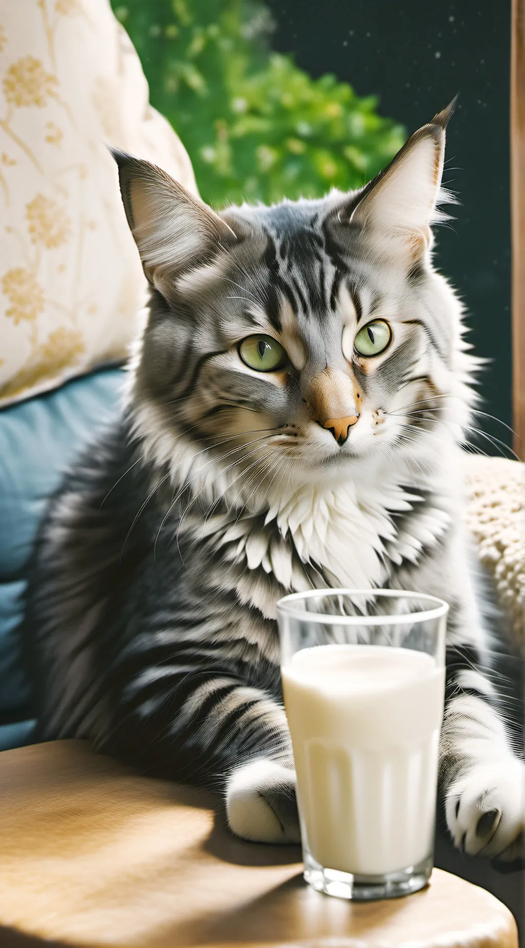 ai character: Cat just a cat ;) background