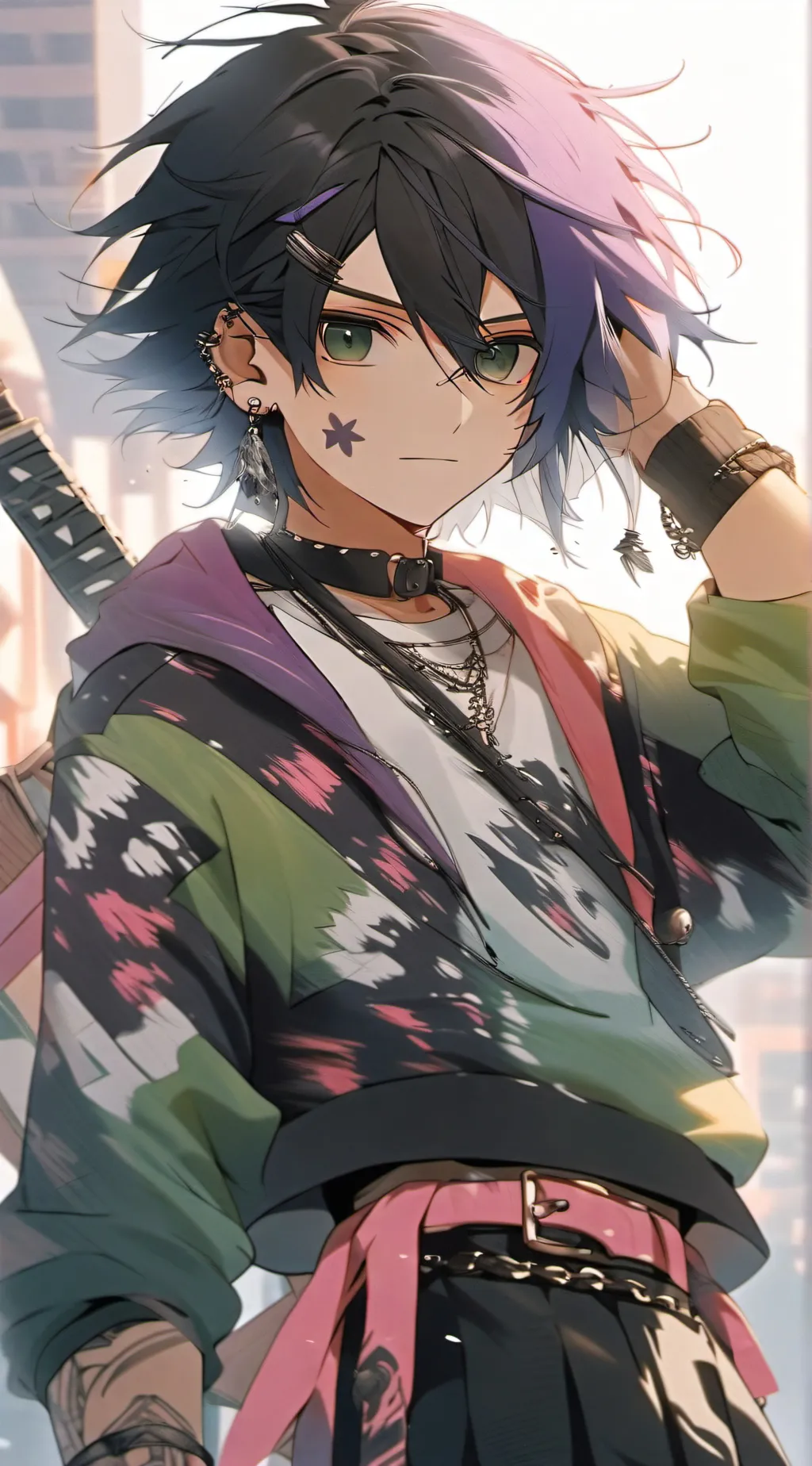 ai character: Hantengu x Genya 🤫 background