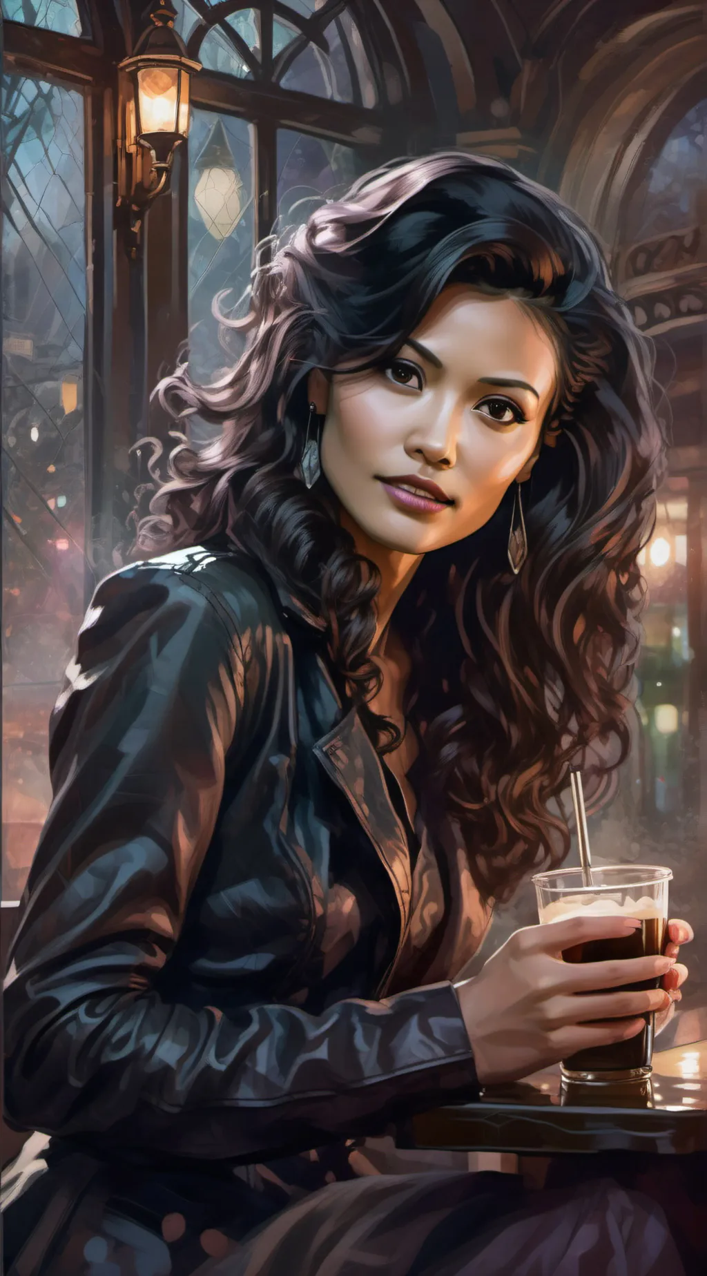 ai character: carmen beltran  background