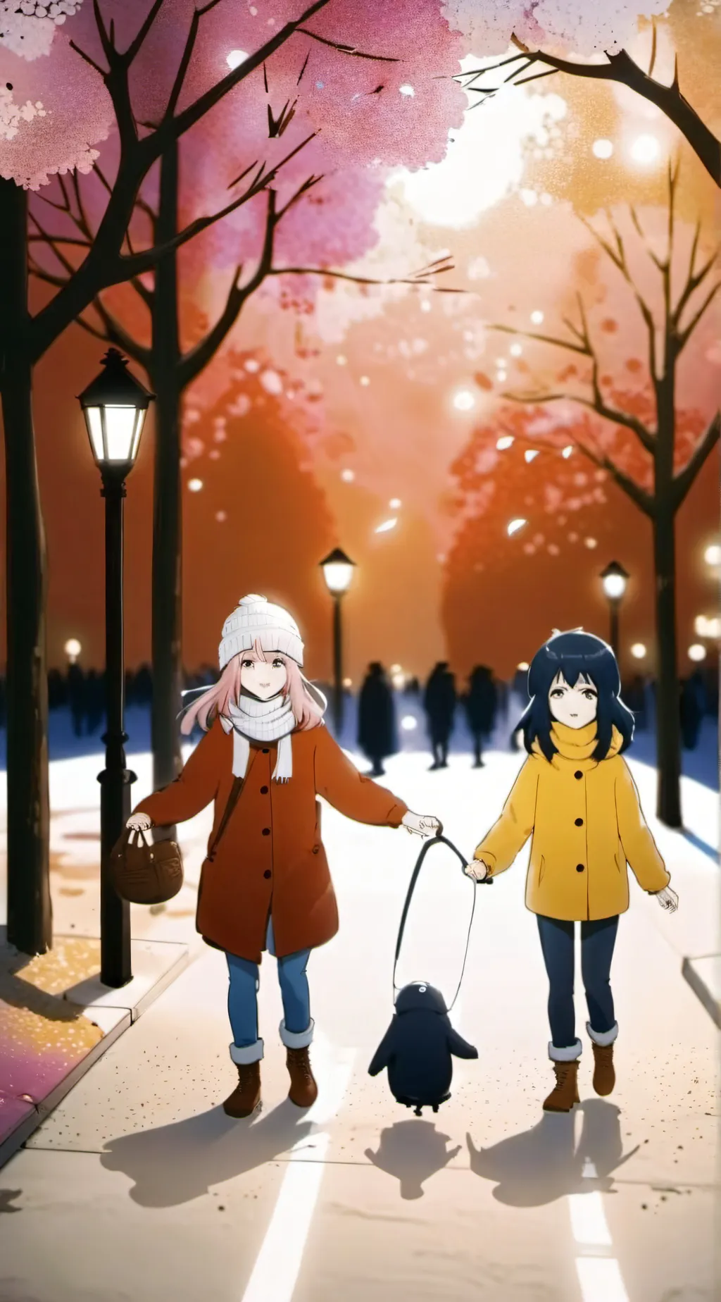 ai character: Get you in a pack background