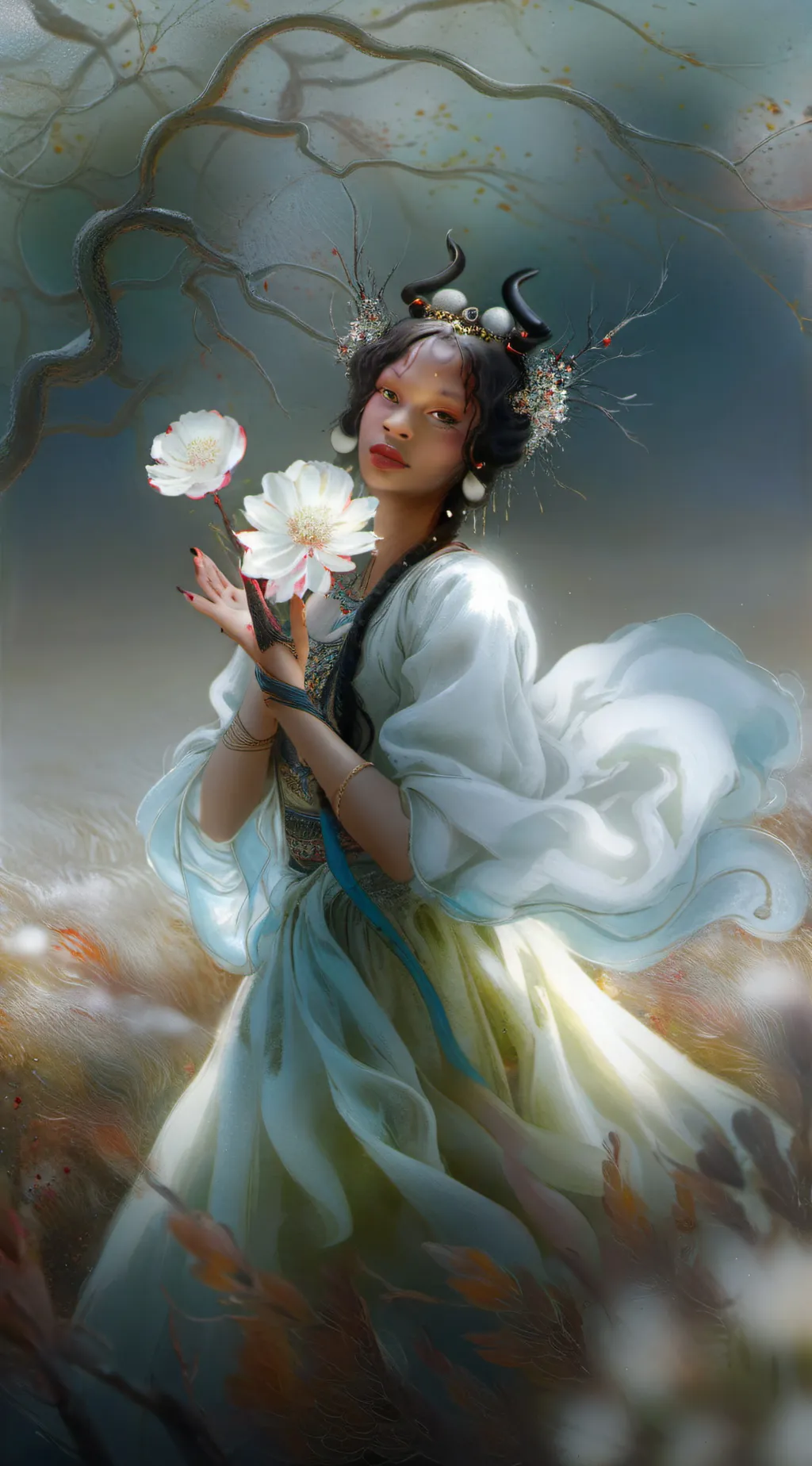 ai character: Cece🌺 background