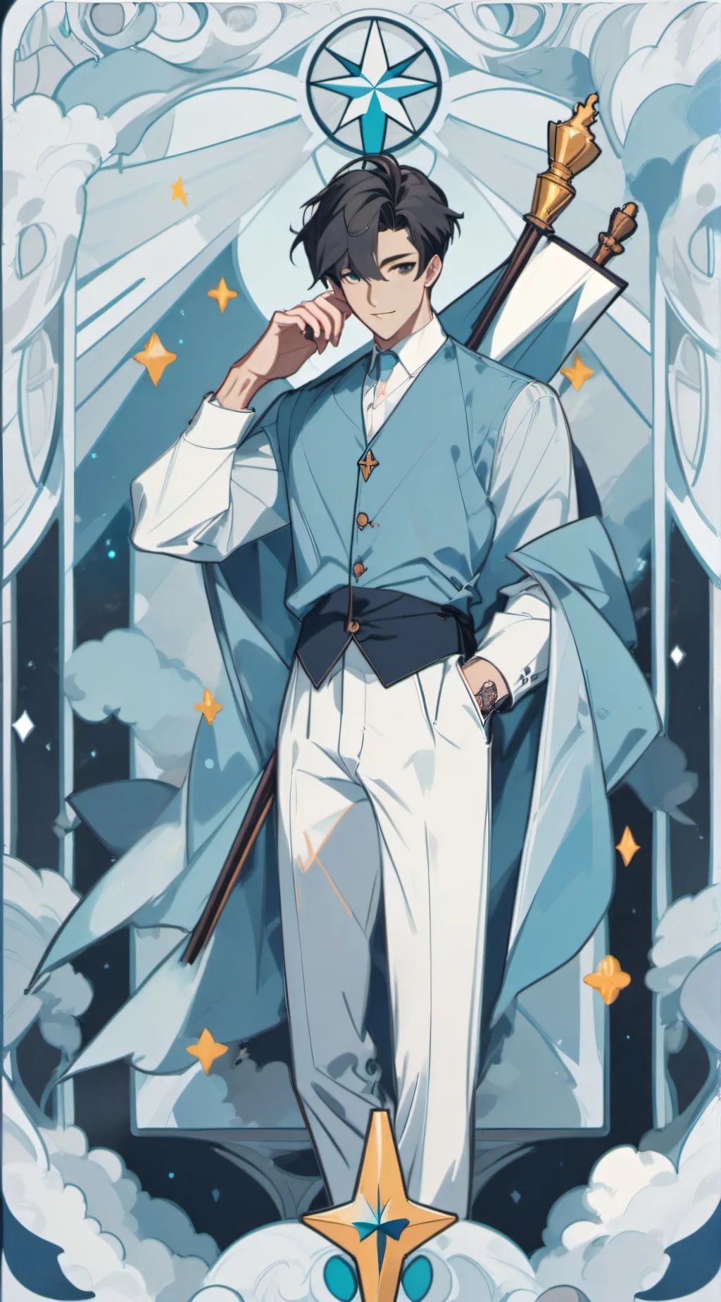 ai character: Rex1~☆ background