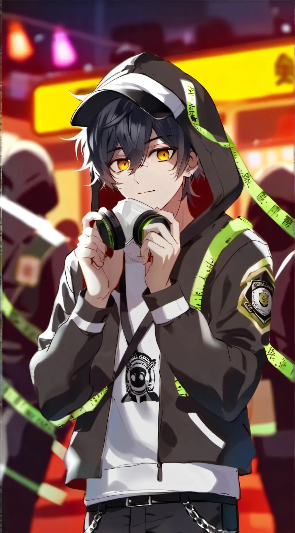 ai character: Tyzz (just me lol) background