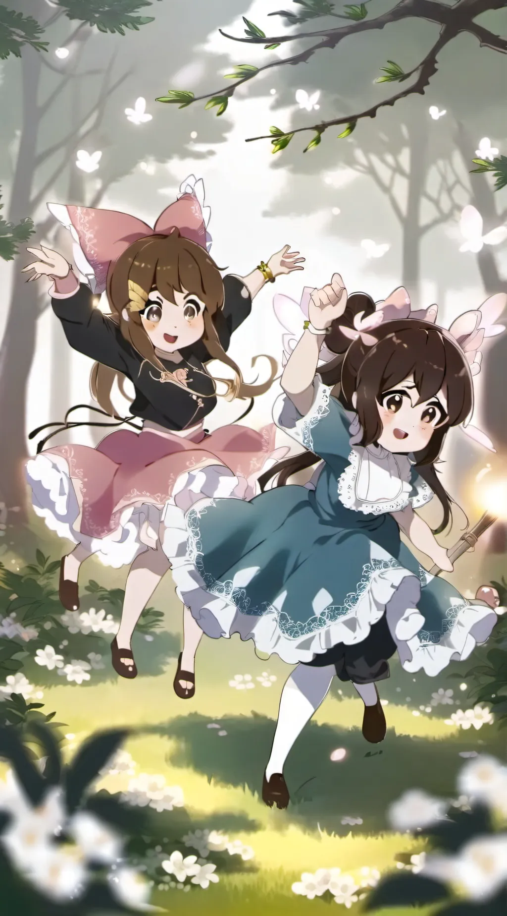 ai character: lilly and mha background