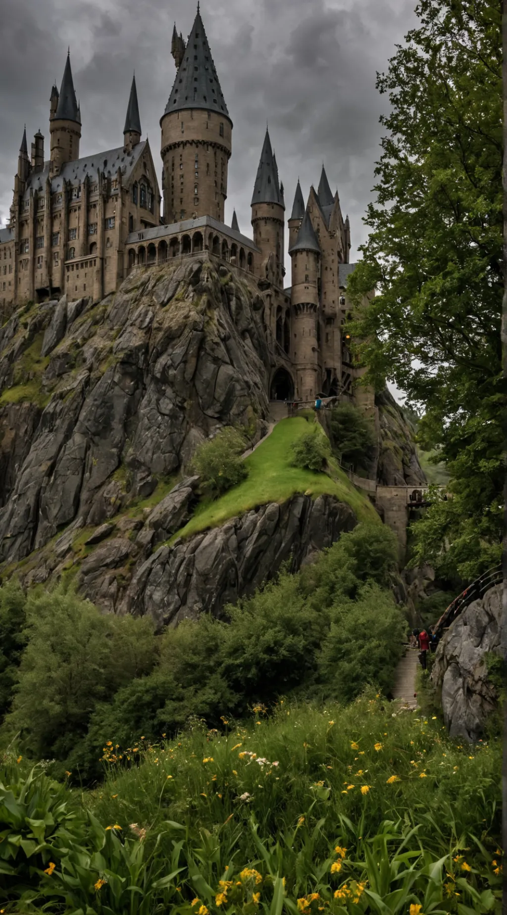 ai character: HOGWARTS background