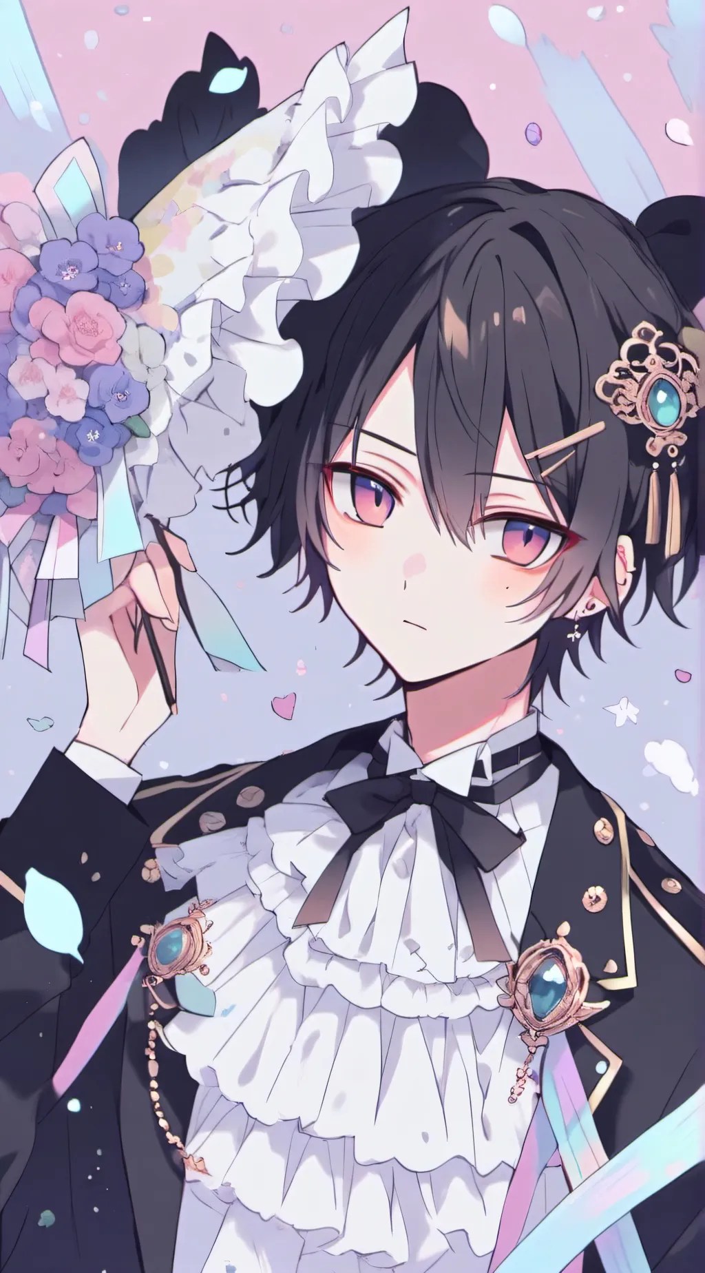 ai character: jjk Naruto in phil background