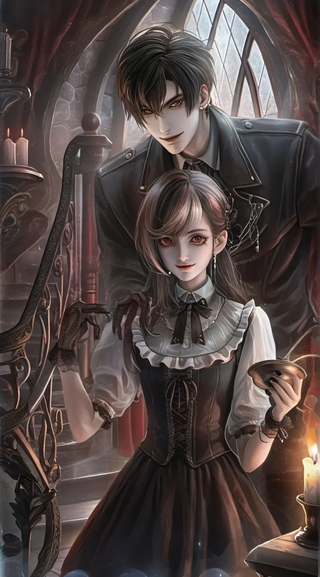 ai character: Power vs badly  background