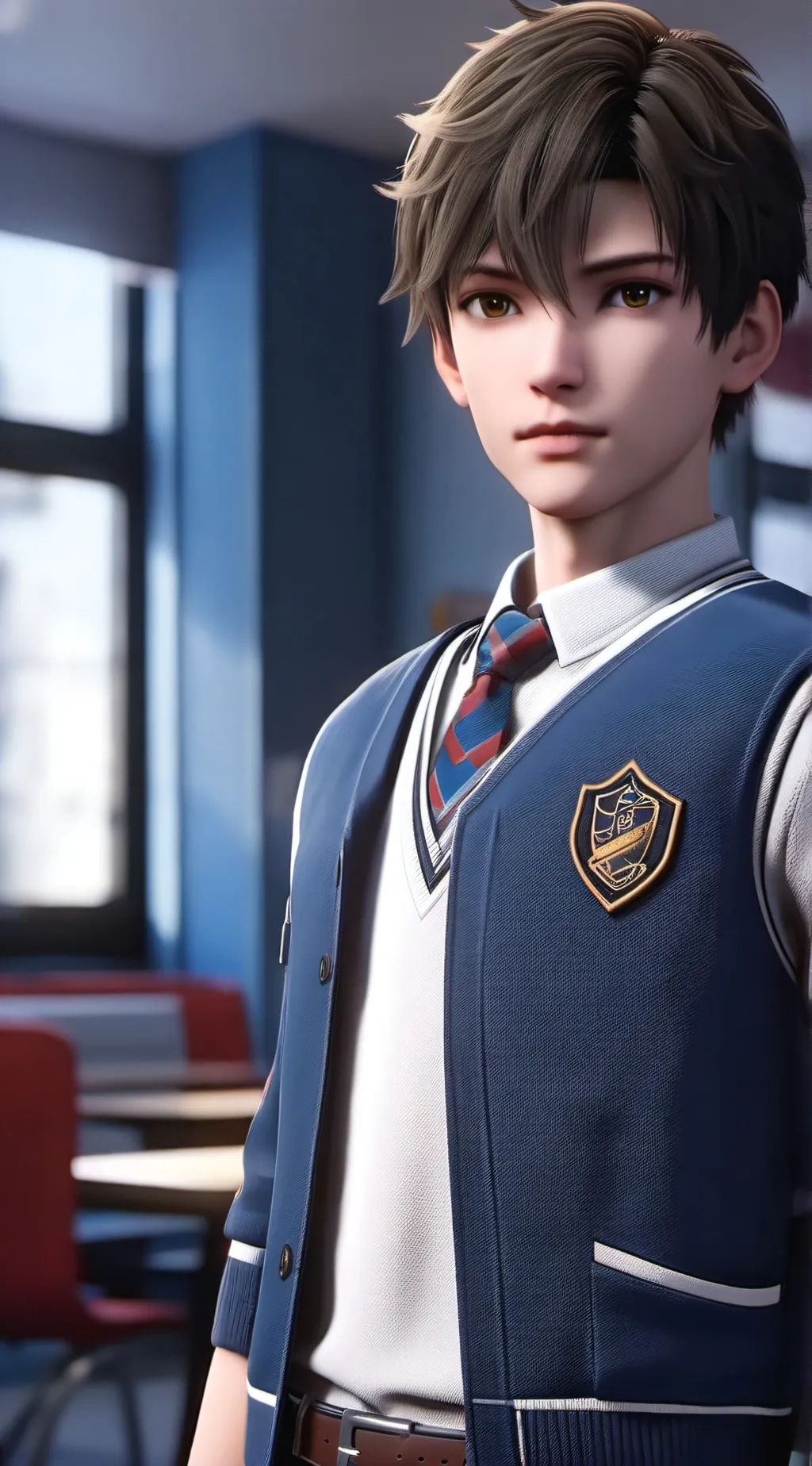 ai character: GA School background