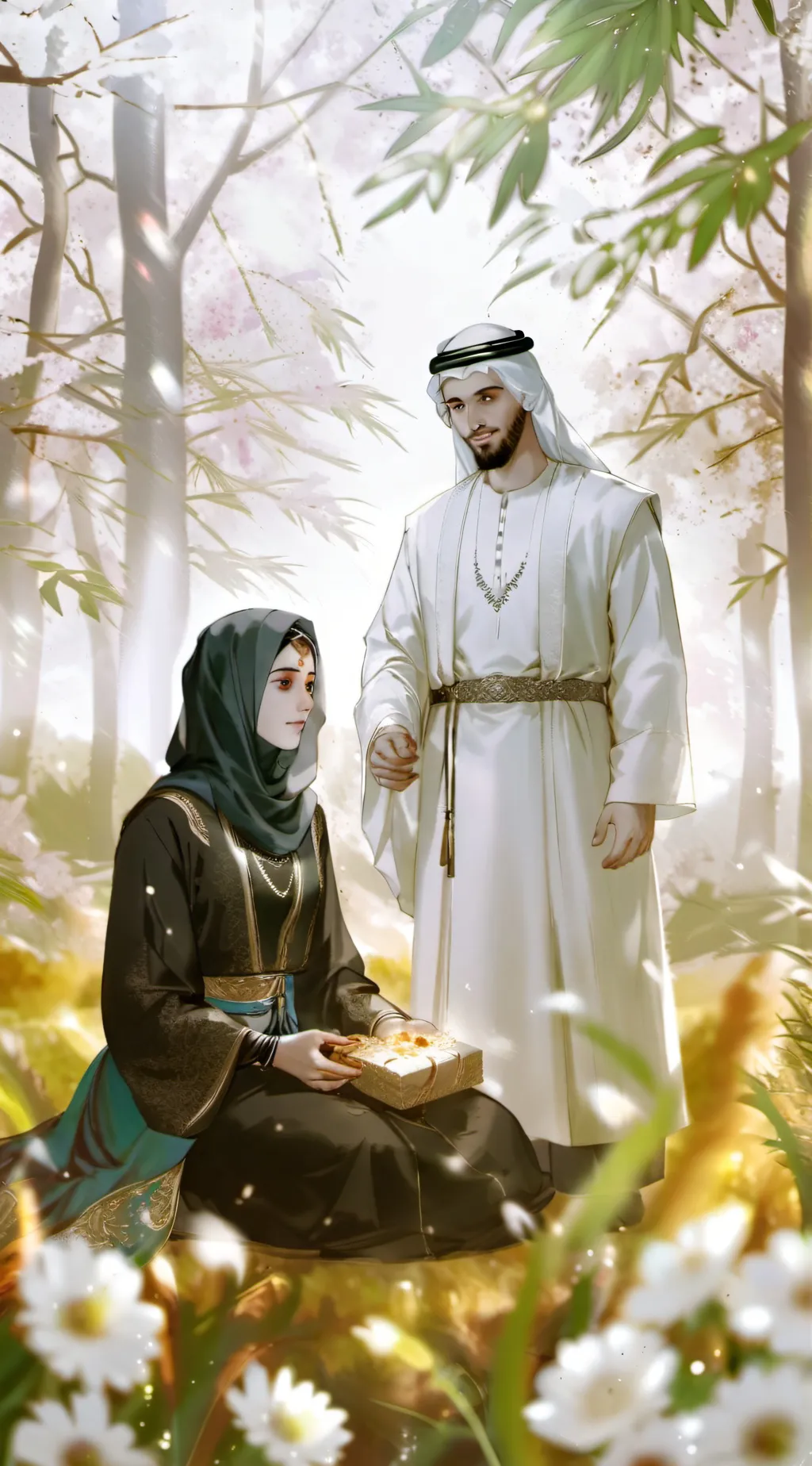 ai character: Rahma  background