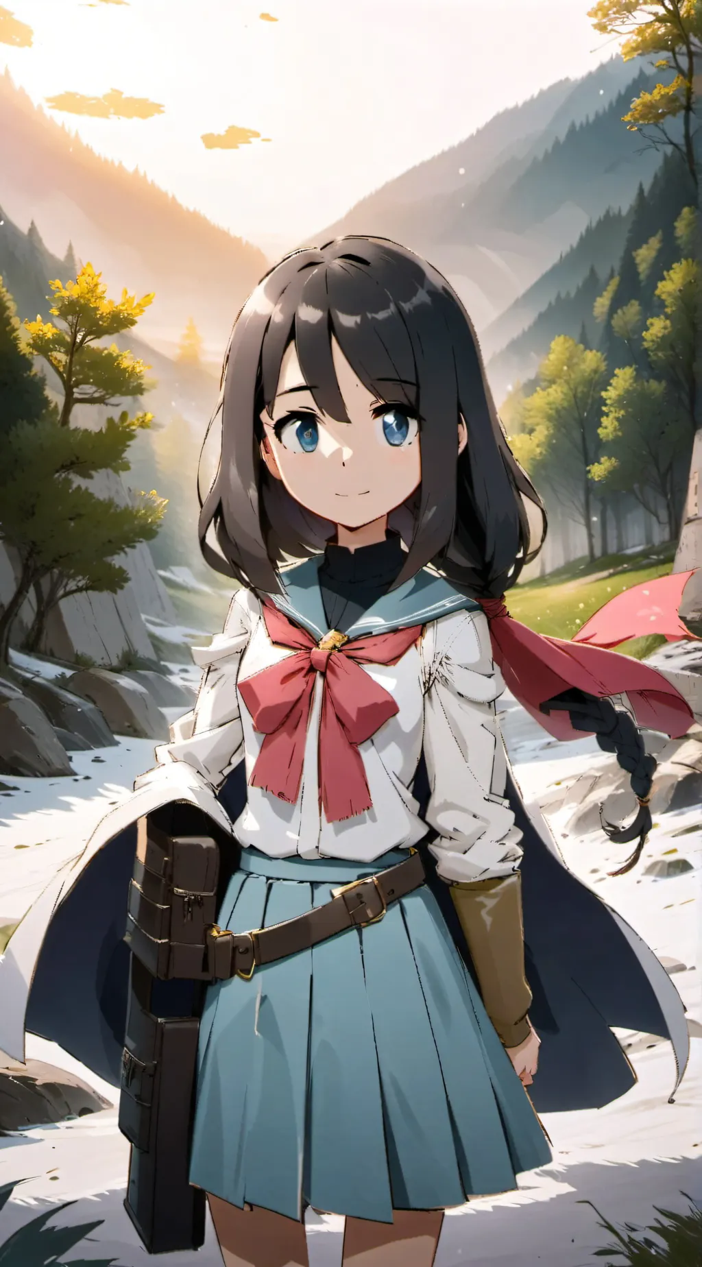 ai character: Hoshi Hikari background